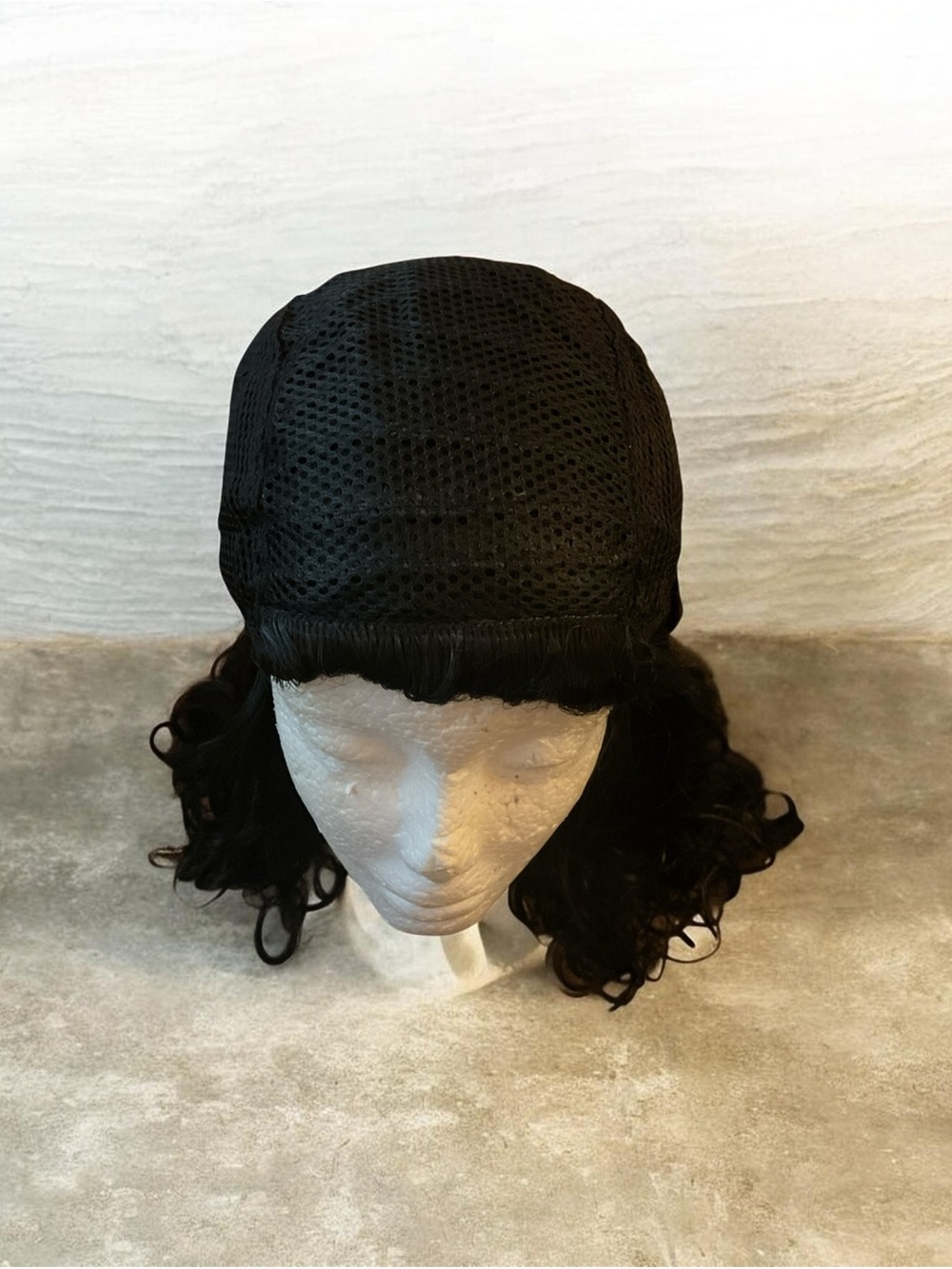 Long Curly Women's Wig in Natural Black — LuxVolume - Picture 5 of 5
